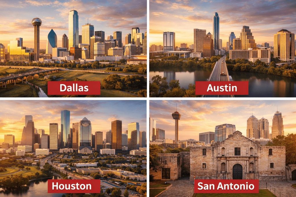 major texas real estate markets