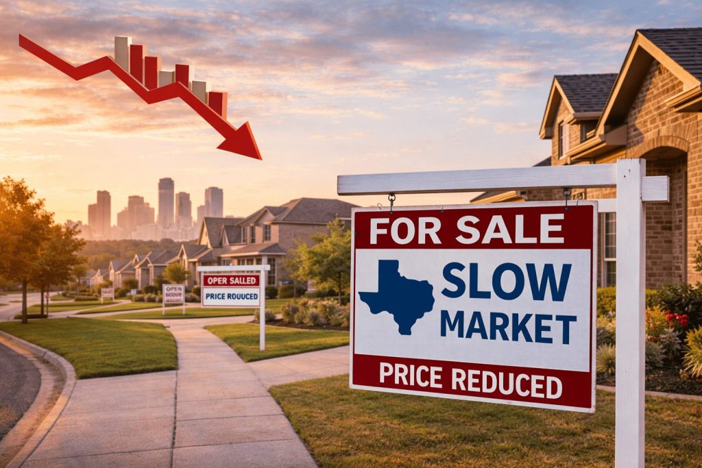 real estate housing market in texas slowing